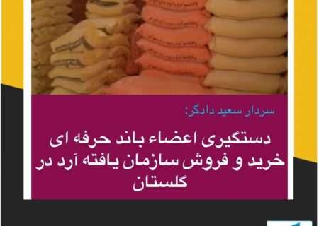 باند حرفه ای خرید و فروش ارد متلاشی شد
