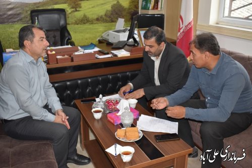 بازدید سرزده فرمانداری علی اباد کتول از چند اداره شهرستان