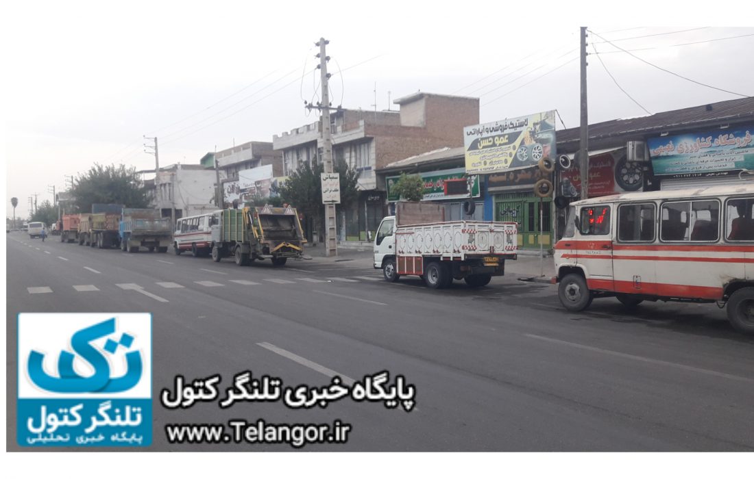 صفهای شلوغ گازوئیل در جایگاههای سوخت شهرستان آزادشهر گلستان