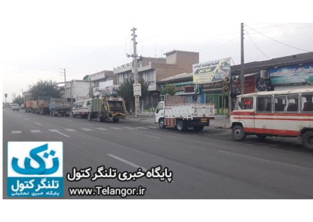 صف‌های شلوغ گازوئیل در جایگاه‌های سوخت شهرستان آزادشهر گلستان