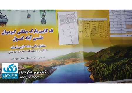 طرح تله کابین علی آباد کتول / در مسیر توسعه و پیشرفت شهرستان
