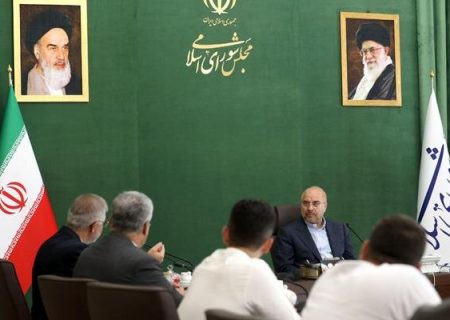 دیدار خانواده‌های جهادگران جان‌باخته در سیل گلستان با رئیس مجلس