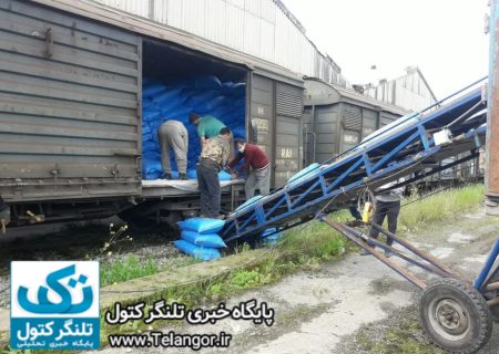 بخشی از حمل کود شیمیایی اوره به گلستان به شبکه ریلی منتقل شد