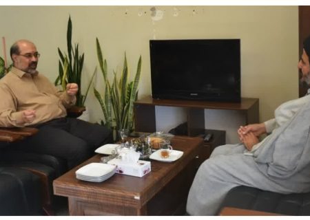 دیدار امام جمعه شهرستان آق قلا با سرپرست دفتر امور شهری و شوراهای استانداری گلستان