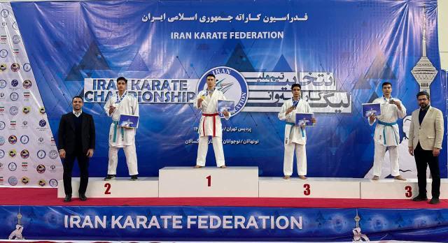 تنها مدال کسب شده کاراته در استان گلستان