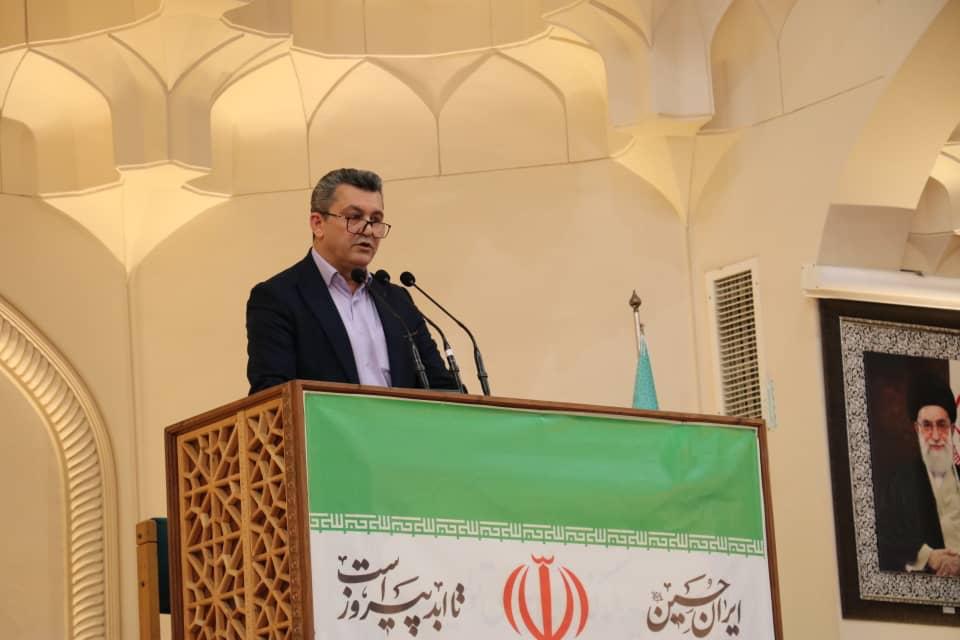 سخنرانی مدیرکل استاندارد گلستان پیش از خطبههای نماز جمعه گرگان