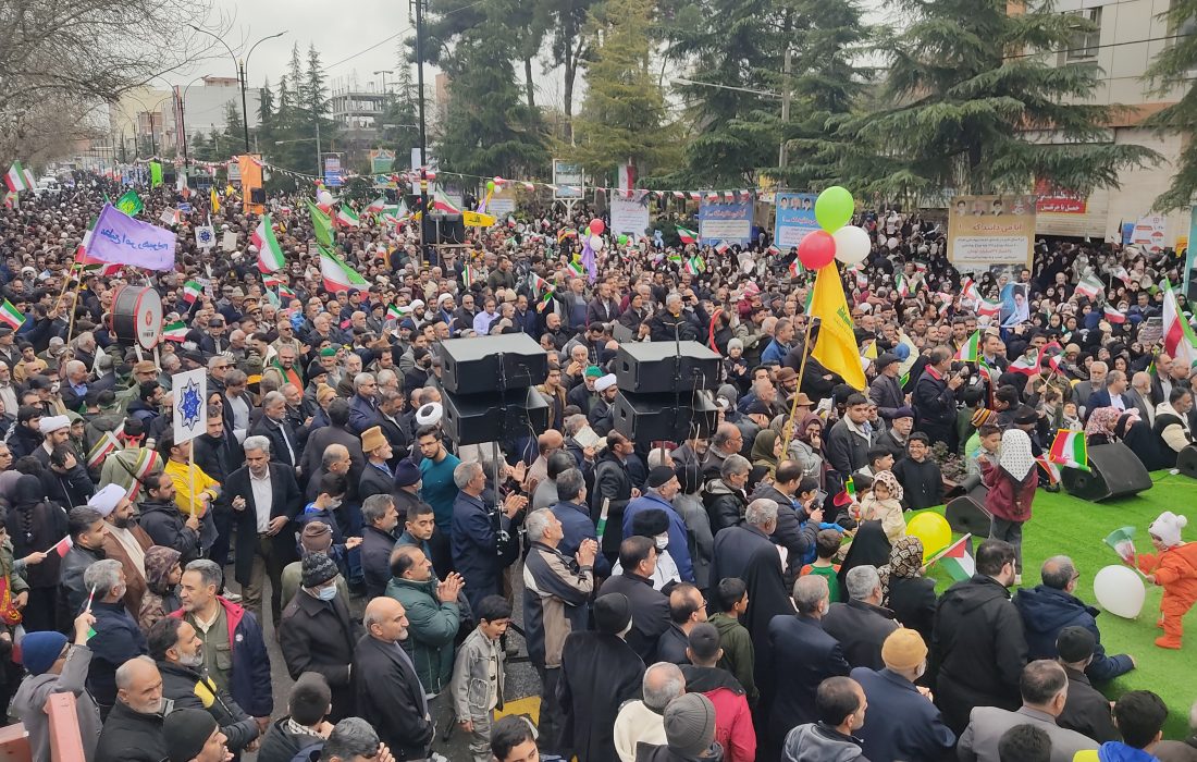 حضور بیسابقه مردم علیآباد کتول در راهپیمایی ۲۲ بهمن؛ نمایش وحدت و تجدید بیعت با انقلاب اسلامی