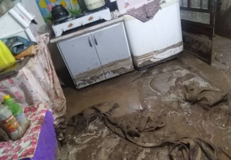 بارش بهاری به چهار واحد مسکونی در مراوهتپه خسارت زد